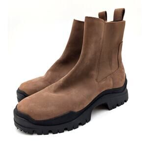 Marc Fisher LTD Farris Chelsea Ankle Boots Women's Brown Size US7M EU37.5